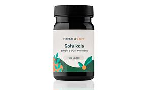 Gotu kola kapsuly - extrakt s 20 % triterpénu