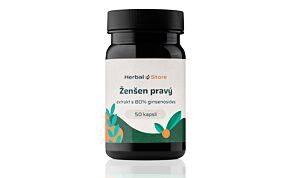 Ženšen pravý kapsle - extrakt s 80% ginsenosides